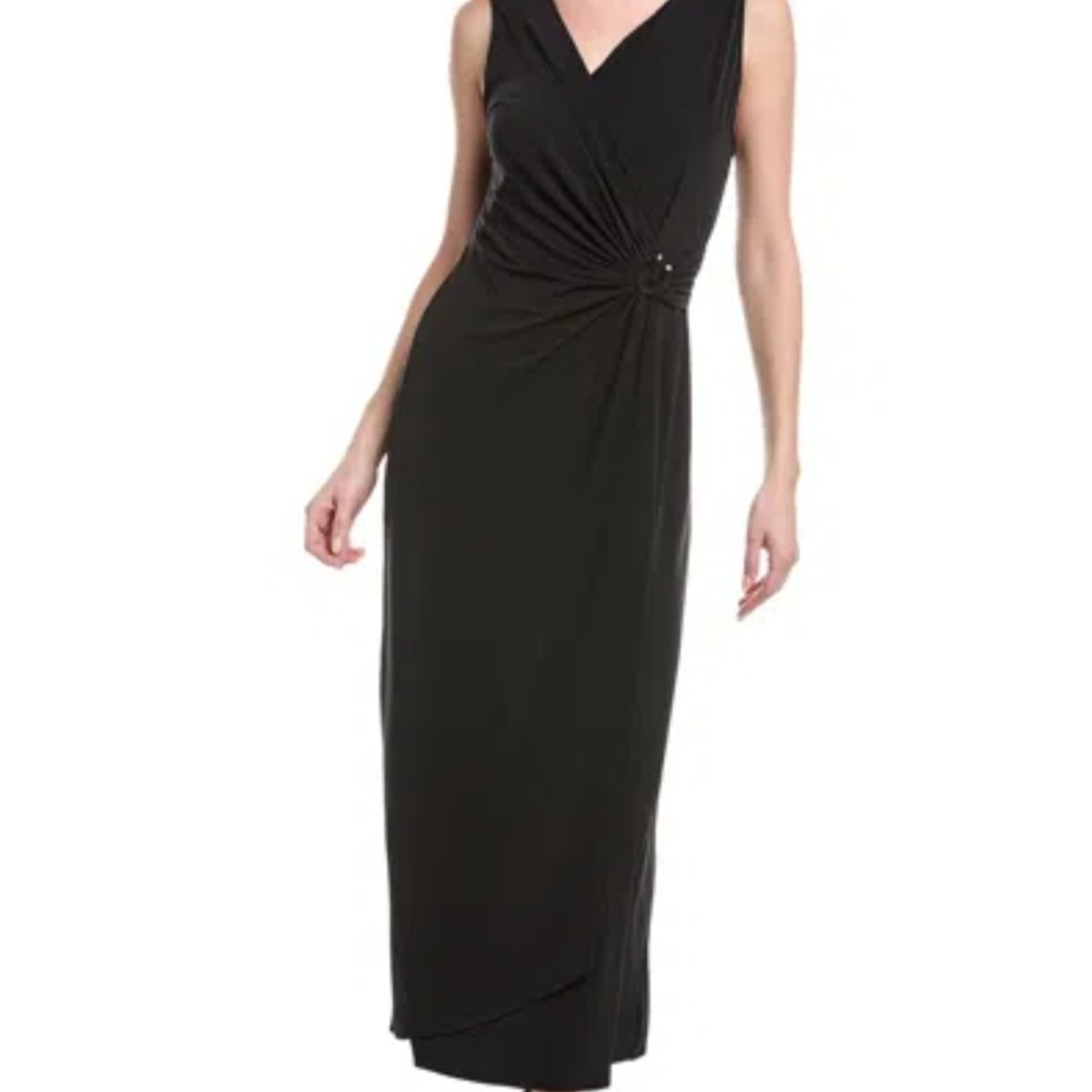 Tommy Bahama Elegant Black Sleeveless Dress